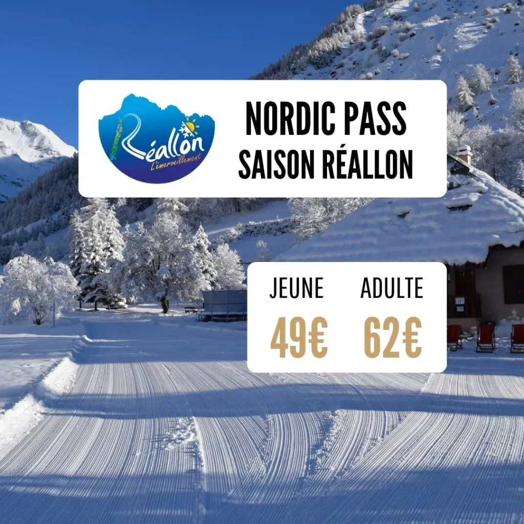 Nordic Pass | Saison | Réallon (Adulte*)